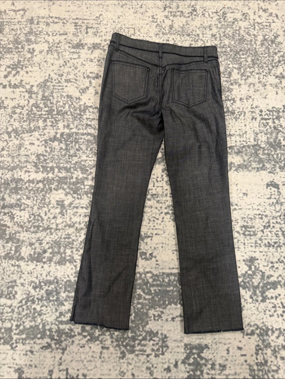 Tory Burch Charcoal Ankle Jeans